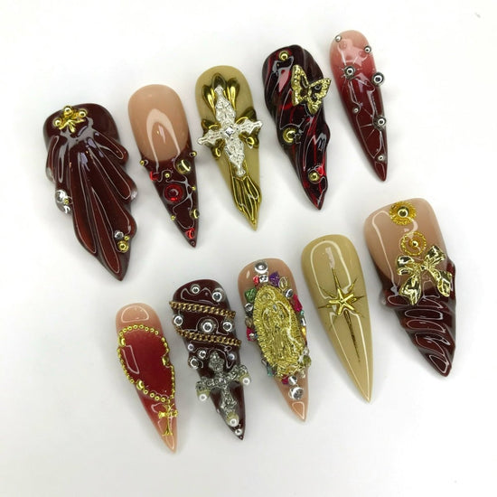 caliante nails guapa nails chica nails seniorita nails romeo and juliet nails pressons press-ons Waterproof press-on nails
Reusable press-on nails
Press-on nails that don’t pop off
Best glue for press-on nails
How to make press-on nails last longer
Custom press-on nails