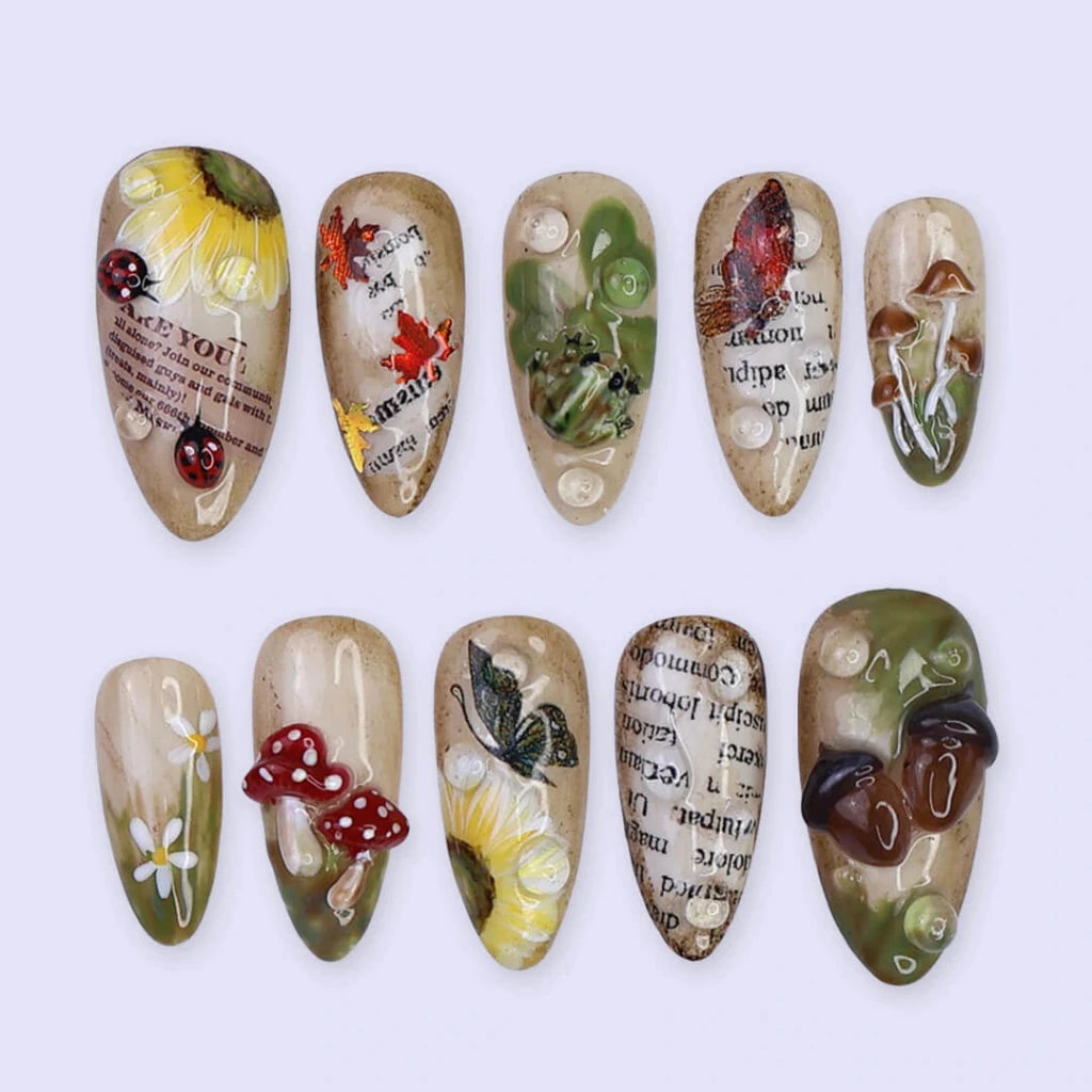 Rustica | Handmade Press On Nails by lilynailsart.co – LILY NAILS ART