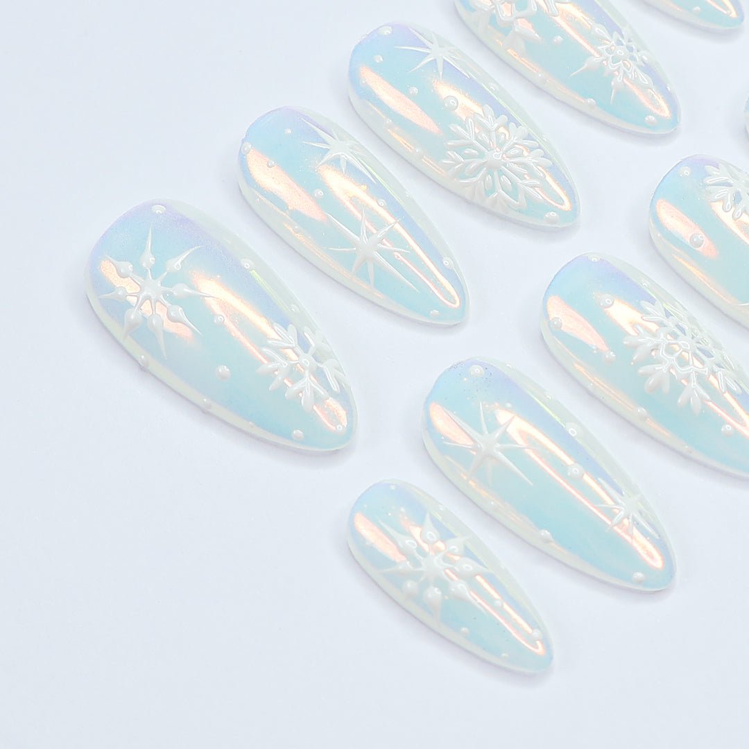 snow press on nails white nails white press on nails snow party nails snow party nails white party press on nails