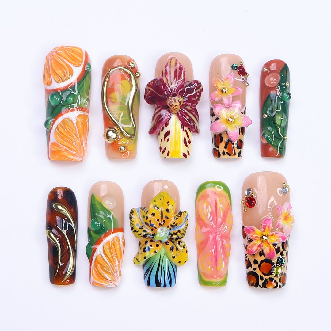 Tropical Jungle Vine Nails That Wow