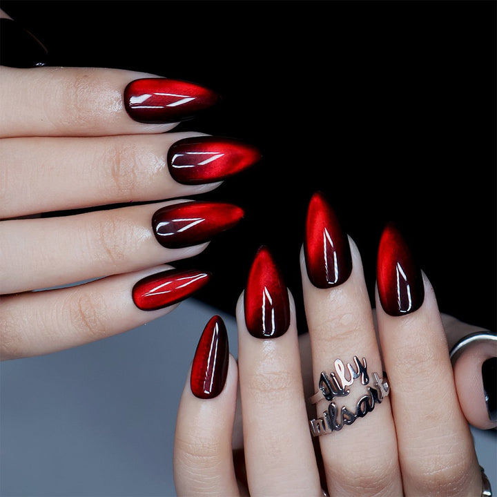 Black & Red Cat Eye
