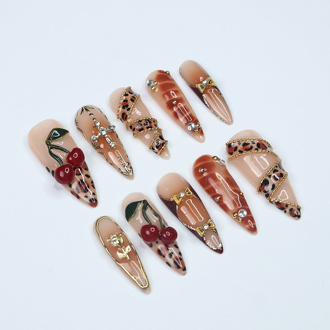 Glitter press-on nails
Ombre press-on nails
Nude press-on nails
Almond press-on nails
Coffin press-on nails
Stiletto press-on nails
Square press-on nails
Chrome press-on nails
Press-on nails for weddings
Press-on nails for prom
Press-on nails for holidays