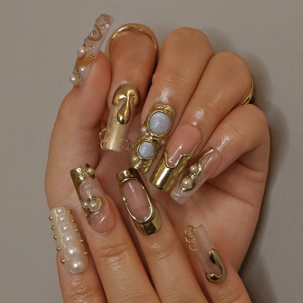 Opuluxe | Handmade Press On Nails by lilynailsart.co – LILY NAILS ART