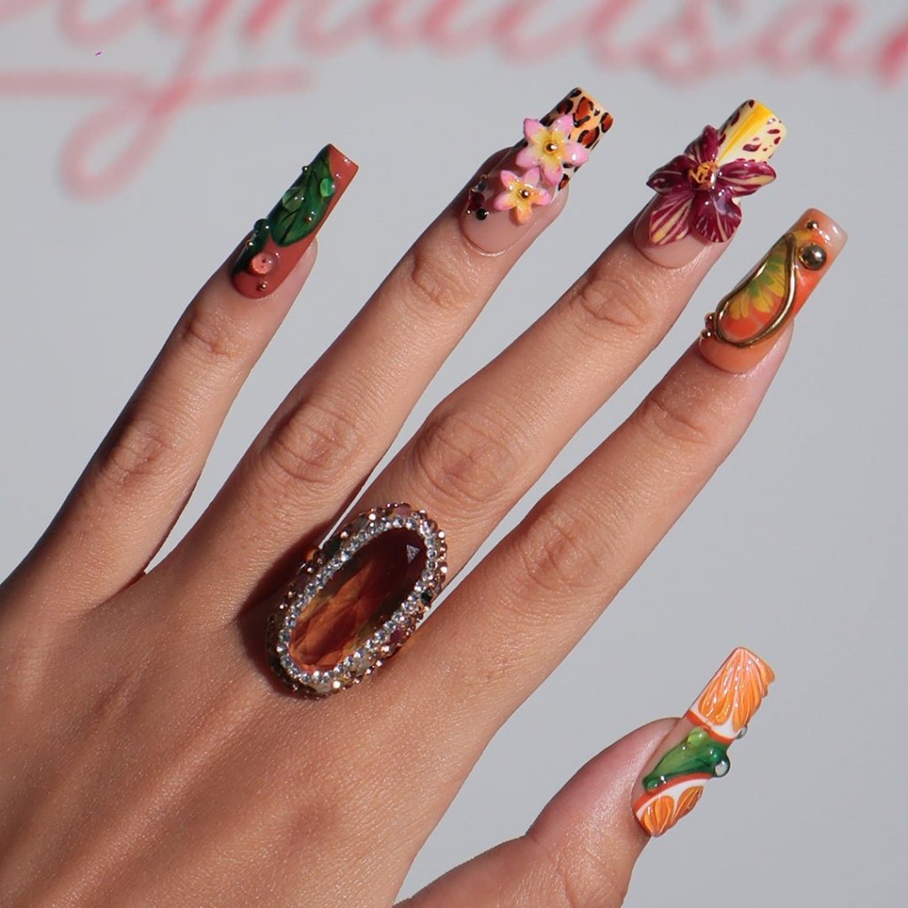 The Jungle | Handmade Press On Nails by lilynailsart.co – LILY