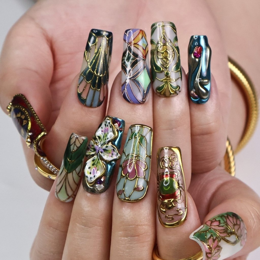 その他 milly nail Vitrella | Handmade Press On Nails by lilynailsart.co – LILY NAILS ART